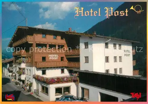 AK / Ansichtskarte Kappl_Tirol Hotel Post 