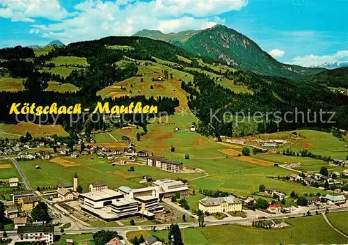 AK / Ansichtskarte Koetschach Mauthen_Kaernten Fliegeraufnahme Koetschach Mauthen Kaernten