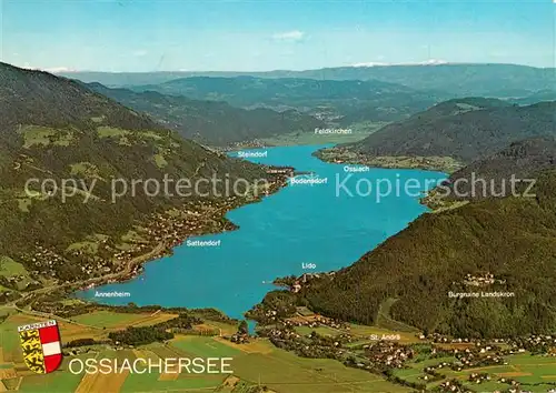 AK / Ansichtskarte Ossiachersee Fliegeraufnahme Ossiachersee