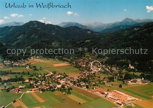 AK / Ansichtskarte Weissbriach Fliegeraufnahme Weissbriach