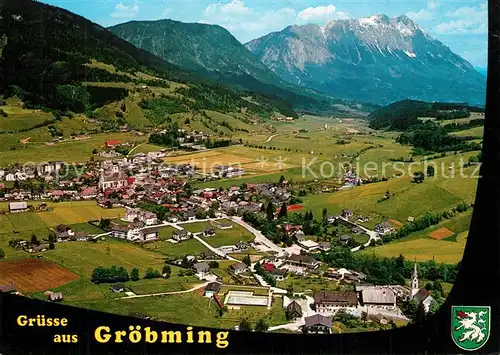 AK / Ansichtskarte Groebming_Steiermark Fliegeraufnahme Groebming_Steiermark