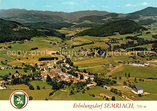 AK / Ansichtskarte Semriach Fliegeraufnahme Semriach