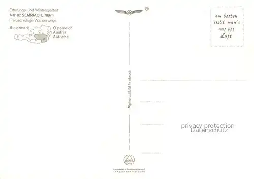 AK / Ansichtskarte Semriach Fliegeraufnahme Semriach