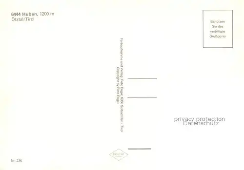 AK / Ansichtskarte Huben_oetztal Fliegeraufnahme Huben oetztal