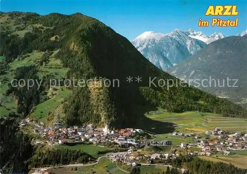 AK / Ansichtskarte Arzl_Pitztal Fliegeraufnahme Arzl Pitztal