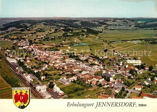 AK / Ansichtskarte Jennersdorf Fliegeraufnahme Jennersdorf