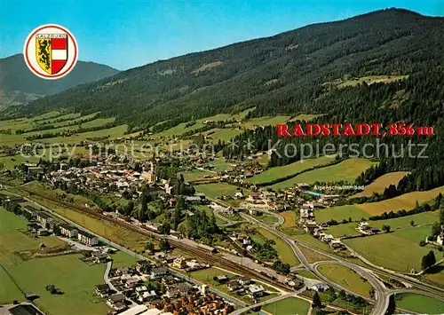 AK / Ansichtskarte Radstadt Fliegeraufnahme mit Hausberg Rossbrand Radstadt