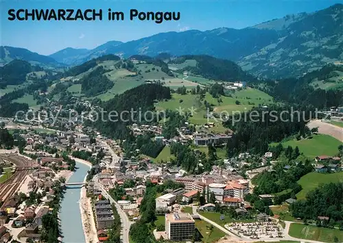 AK / Ansichtskarte Schwarzach_Pongau Fliegeraufnahme  Schwarzach Pongau