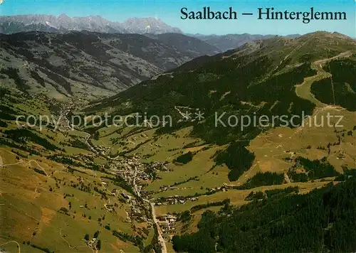 AK / Ansichtskarte Hinterglemm_Saalbach Fliegeraufnahme  Hinterglemm_Saalbach