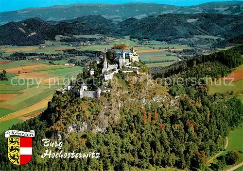 AK / Ansichtskarte Burg_Hochosterwitz Fliegeraufnahme  Burg_Hochosterwitz