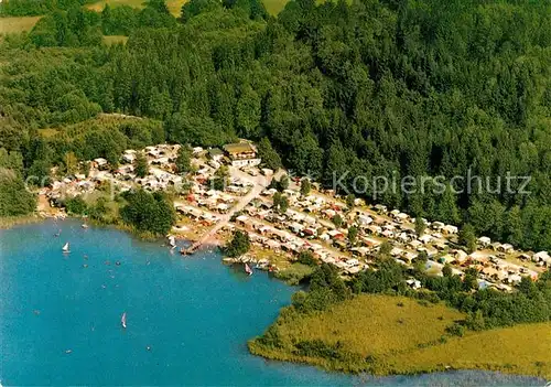 AK / Ansichtskarte Keutschach_See Camping Sued Fliegeraufnahme  Keutschach See