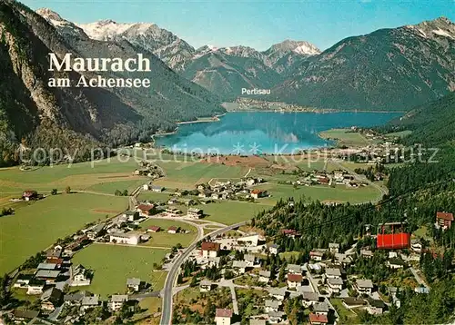 AK / Ansichtskarte Maurach_Achensee Fliegeraufnahme  Maurach Achensee