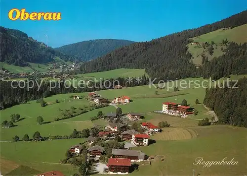 AK / Ansichtskarte Oberau_Wildschoenau_Tirol Fliegeraufnahme  Oberau_Wildschoenau_Tirol