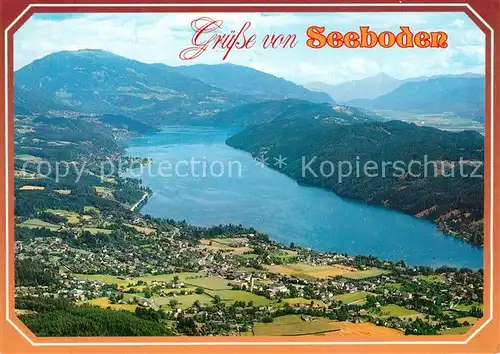 AK / Ansichtskarte Seeboden_Millstaettersee Fliegeraufnahme  Seeboden_Millstaettersee