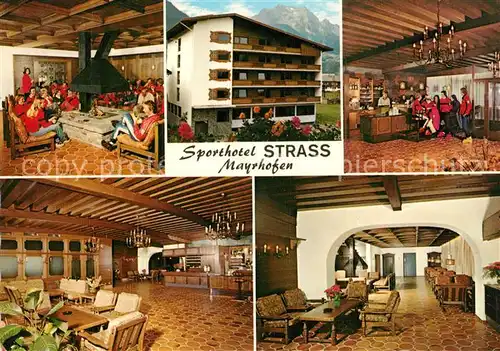 AK / Ansichtskarte Mayrhofen_Zillertal Sporthotel Strass Gastraeume Bar Mayrhofen_Zillertal