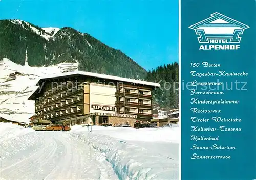 AK / Ansichtskarte St_Jakob_Defereggen Hotel Alpenhof St_Jakob_Defereggen