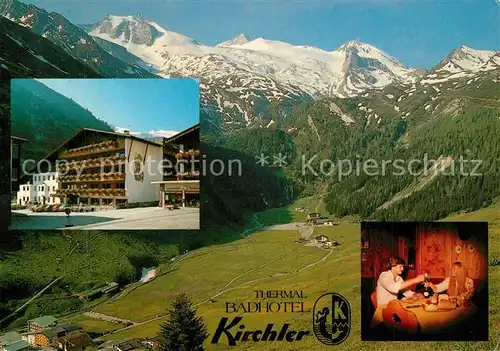 AK / Ansichtskarte Hintertux_Zillertal Thermal Badhotel Kirchler Gaststube Panorama Hintertux_Zillertal