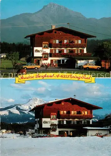 AK / Ansichtskarte Going_Wilden_Kaiser_Tirol Pension Bergland Going_Wilden_Kaiser_Tirol
