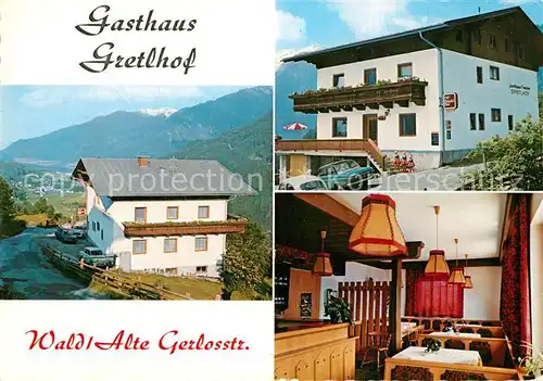 AK / Ansichtskarte Wald_Pinzgau Gasthaus Gretlhof Gaststube Wald Pinzgau