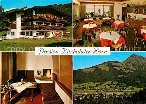 AK / Ansichtskarte Oberndorf_Tirol Pension Kitzb?heler Horn Oberndorf Tirol