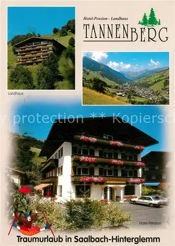 AK / Ansichtskarte Hinterglemm_Saalbach Hotel Landhaus Tanneberg  Hinterglemm_Saalbach