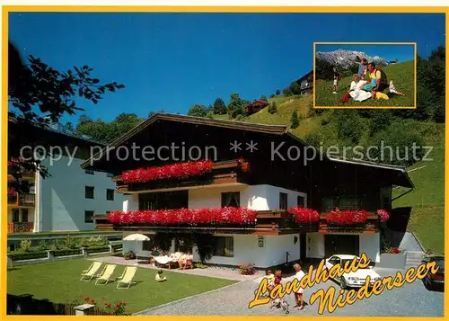 AK / Ansichtskarte Hinterglemm_Saalbach Landhaus Niederseer  Hinterglemm_Saalbach