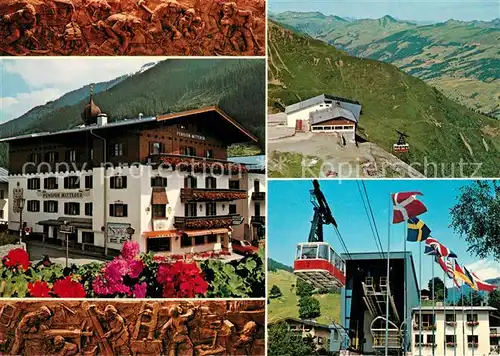 AK / Ansichtskarte Saalbach Hinterglemm Pension Mitterer  Saalbach Hinterglemm