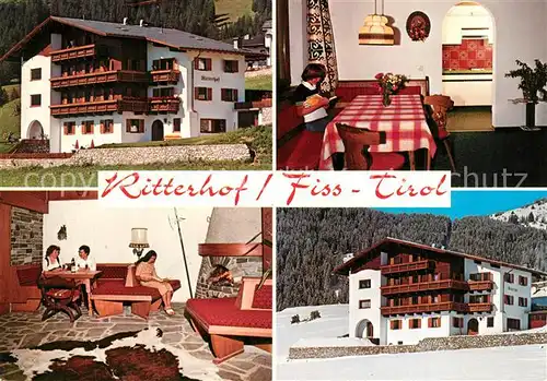 AK / Ansichtskarte Fiss_Tirol Ferien Appartements Ritterhof  Fiss_Tirol