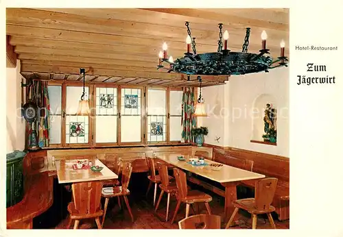 AK / Ansichtskarte Kitzbuehel_Tirol Hotel Restaurant Zum Jaegerwirt Kitzbuehel Tirol