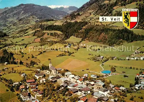 AK / Ansichtskarte St_Veit_Pongau Fliegeraufnahme  St_Veit_Pongau