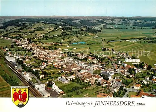 AK / Ansichtskarte Jennersdorf Fliegeraufnahme  Jennersdorf