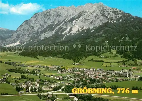 AK / Ansichtskarte Groebming_Steiermark Fliegeraufnahme mit Kammspitze Groebming_Steiermark