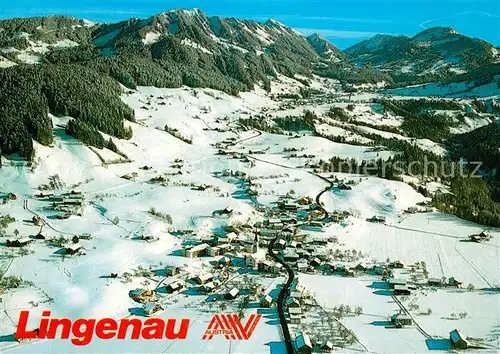 AK / Ansichtskarte Lingenau_Vorarlberg Fliegeraufnahme  Lingenau Vorarlberg