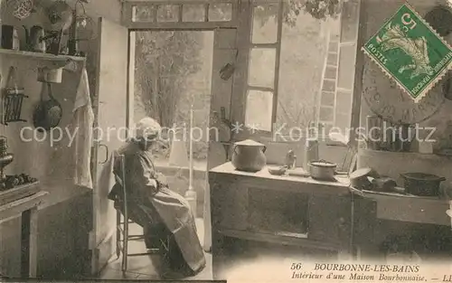 AK / Ansichtskarte Bourbonne les Bains_Haute_Marne Interieur dune Maison Bourbonnaise Bourbonne les Bains_Haute