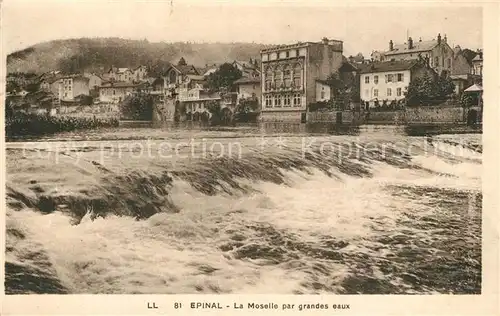 AK / Ansichtskarte Epinal_Vosges La Moselle par grandes eaux Epinal Vosges