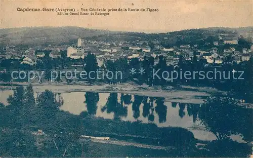 AK / Ansichtskarte Capdenac Gare Vue generale prise de la Route de Figeac Capdenac Gare