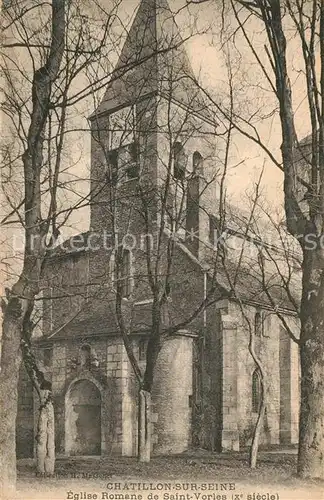 AK / Ansichtskarte Chatillon sur Seine Eglise Romane de Saint Vorles  Chatillon sur Seine