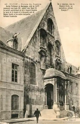 AK / Ansichtskarte Dijon_Cote_d_Or Palais de Justice Dijon_Cote_d_Or