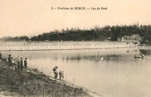 AK / Ansichtskarte Semur en Brionnais Lac de Pont Semur en Brionnais