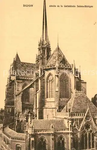 AK / Ansichtskarte Dijon_Cote_d_Or Abside de la Cathedrale Sainte Benigue Dijon_Cote_d_Or
