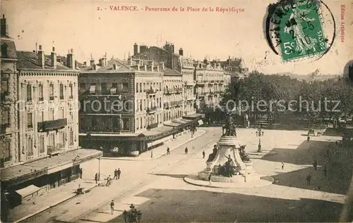 AK / Ansichtskarte Valence_d_Agen Place de la Republique Valence_d_Agen