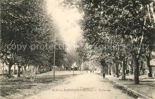 AK / Ansichtskarte Buis les Baronnies Esplanade Buis les Baronnies