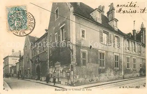 AK / Ansichtskarte Bourges Hotel de Ville Bourges