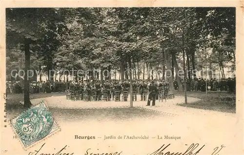 AK / Ansichtskarte Bourges Jardin de l`Archev?che Bourges