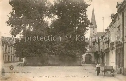 AK / Ansichtskarte Chinon_Indre_et_Loire Ecol Superieure Chinon_Indre_et_Loire