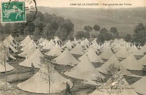 AK / Ansichtskarte Camp_de_la_Courtine Tentes Camp_de_la_Courtine
