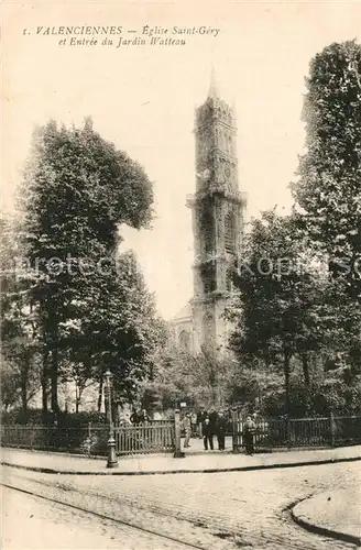 AK / Ansichtskarte Valenciennes Eglise Saint Gery Valenciennes