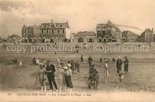 AK / Ansichtskarte Cayeux sur Mer Les Cabines et la Plage Cayeux sur Mer