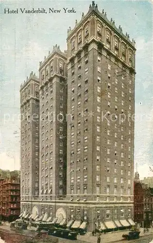 AK / Ansichtskarte New_York_City Hotel Vanderbilt New_York_City