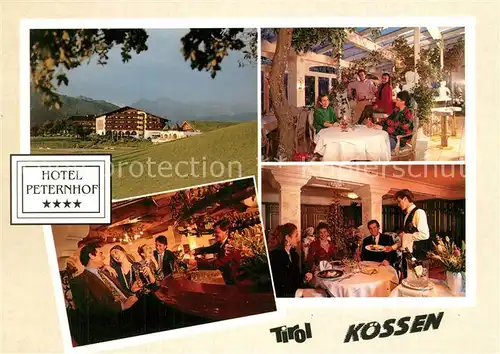 AK / Ansichtskarte Koessen_Tirol Hotel Peternhof Restaurant Bar Koessen Tirol